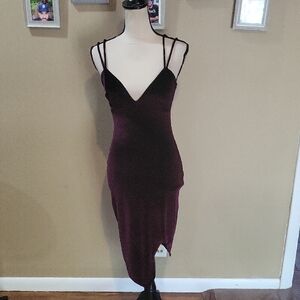 Windsor Red Asymmetrical Bodycon Dress